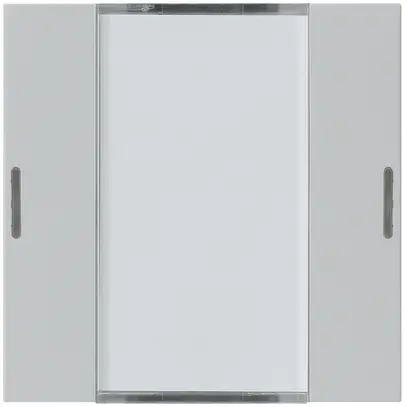 Kit frontale Hager kallysto 2×KNX LED systemlink/easylink grigio chiaro 