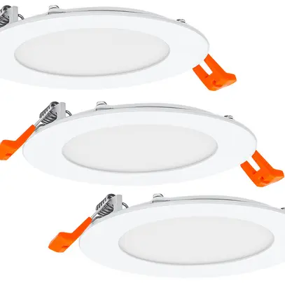 Downlight LED INC LDV DL SET SLIM 8W 550lm 3000K Ø120mm blanc 3 pièces 