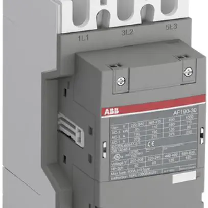 Contacteur ABB AF190-30-00-11 3P 275A/190A (AC-1/AC-3) 24…60VUC à vis 