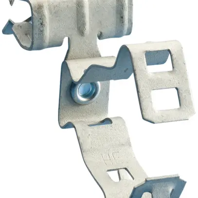 Crampon Caddy H-MSM pour tube Ø 42…50mm rebord 8…14mm, acier à ressort ARMOUR 