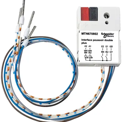 Interfacia tasto INS KNX Schneider Electric 2 volte, MTN670802 