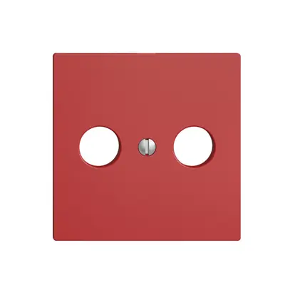Placca frontale EDIZIOdue berry per R/TV 