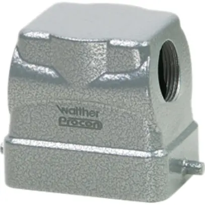 Scatola di spina Walther PROCON P712606, filettatura 1×M20, H=56mm, Al 