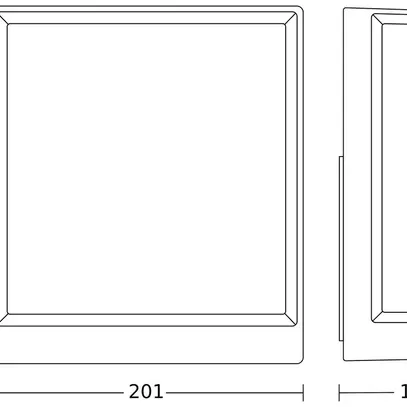 Applique LED Steinel L 40 C 12.9W 987lm 3000K IP54 anthracite 