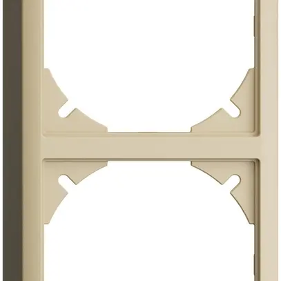 Capot EDIZIOdue 39mm I-I vanille, pour combinaison vertical/horizontal 