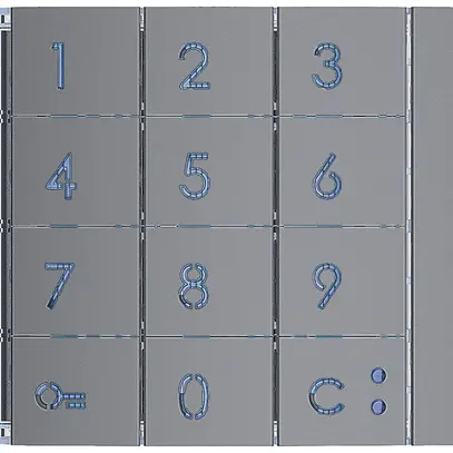 Façade pour module clavier Sfera gris graphite 