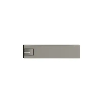 Tasto 1/4 KNX/elettronic.c.LED EDIZIOdue comando semplice grigio scuro 