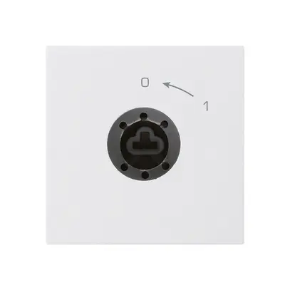 Contact pivotant 0<-1/2L blanc kallysto pour serrure sans cylindre 