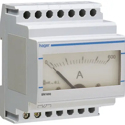 Amperometro INS Hager 0…600A, senza trasformatore 