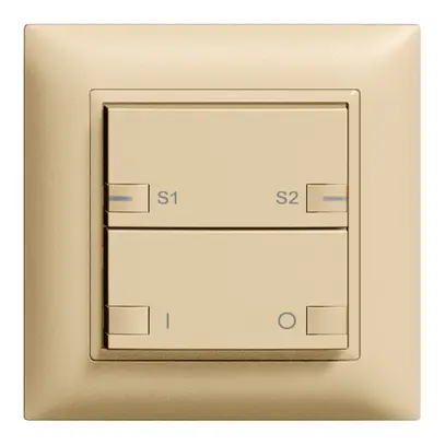 Tasto INC ZEP ON-OFF scena 1c/2t staz.centr/sec. EDIZIOdue sand 