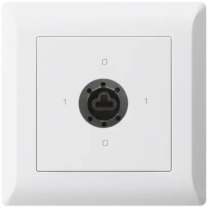 Interruttore rotativo INC kallysto.line 0/1L bianco per serratura senza cilindro 