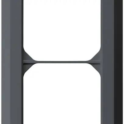 Telaio di copertura INC kallysto.line 2×1 antracite 92×152mm 