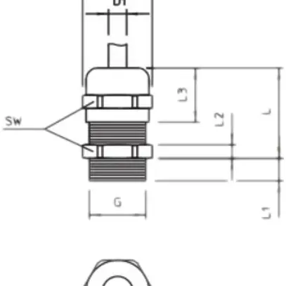 Pressacavo Bettermann V-Tec PG11 