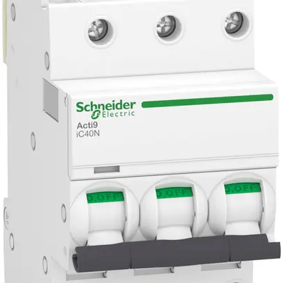 Disjoncteur Schneider Electric Clario iC40 10A (D) 3L 6kA 