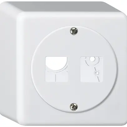 Kit de montage AP HMS basico pour 2 modules blanc 