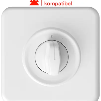 Interrupteur rotatif ENC STANDARDdue a.retrait 2P 0-1 p=50mm bc 