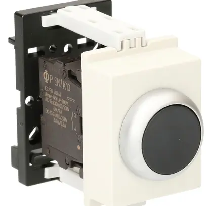 Pulsante AMD K&N, 1Ch 6A, 2UM, calotta nero 