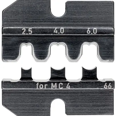Blocco di serraggio KNIPEX per MC4 2.5/4/6mm² 