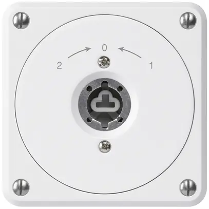 Contact pivotant à clé ENC robusto blanc sans clapet sans cylindre invers. 