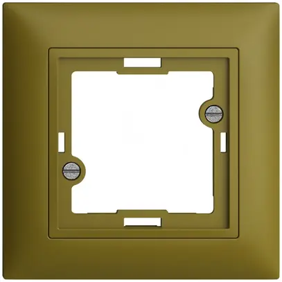 Kit frontal EDIZIOdue olive 88×88mm pour lampe témoin plate 