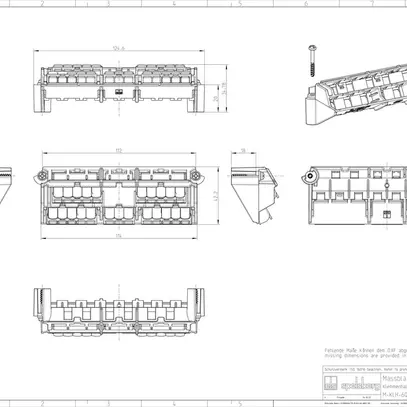 Support pour borne Spelsberg Abox 100 KH 221 6² 