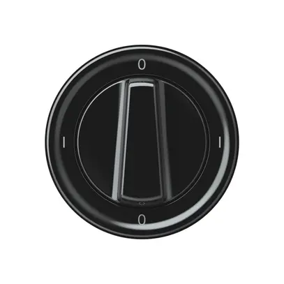 Interruttore rotativo origin interruttore 0/2L 16A 250V 0-I-0-I 60×60mm nero 