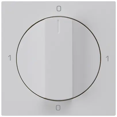 Inserto per interruttore rotativo kallysto 0/3L grigio chiaro con manopola 