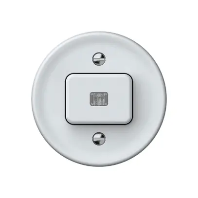 Interruttore a pulsante luminoso origin sch 6 LED 60×60mm bianco 