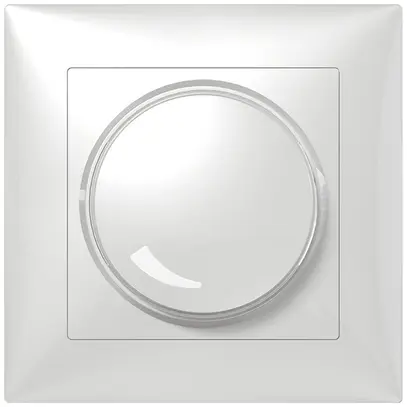 Potentiomètre de puissance ENC DALI Sidus avec alimentation blanc brillant 