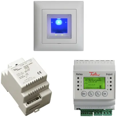 Lecteur digital ENC overto Home gris clair 1 kit AMD 