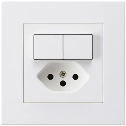 Combinazione INC kallysto.pro 2×A-R/1P+T13 bianco con protezione bambini 