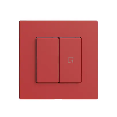 Bedienaufsatz zu Druckschalter 1K Szene/2T WLAN Edue Wiser berry 