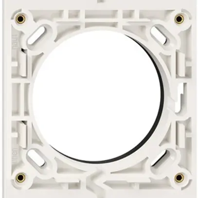 Intestazione NUP Feller NEVO, 1×3, per apparecchi N.CO, bianco 