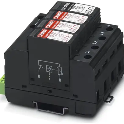 Scaricatore di sovrat.PX 3L/N/PE tipo 2 con cont.sign. 