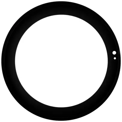 Anello di copertura LEDVANCE UNIVERSAL Ø302×22mm acciaio nero 