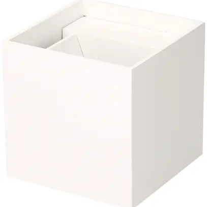 Applique LED maxLUCE BIG-BOX 6W 500lm 3000K 90° IP54 blanc 