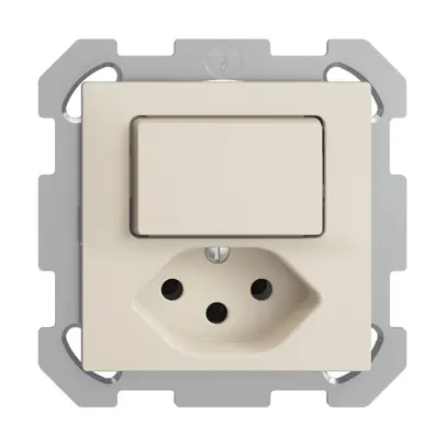 Combinazione INC A-R/1P+T13 EDIZIOdue crema 