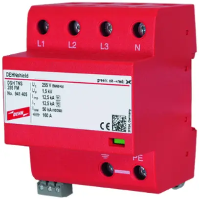 Parafoudre combiné Elvatec/DEHN shield TNS FM type 1+2/classe I+II 