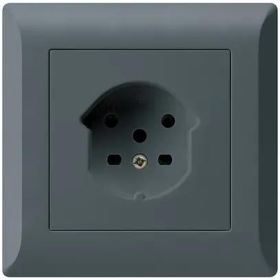 Prise ENC kallysto.line T15 anthracite bornes à vis 