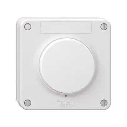Contatto a pulsante suoneria NUP NEVO c.etichetta, membr.bi, 16A 230 VAC, bianco 