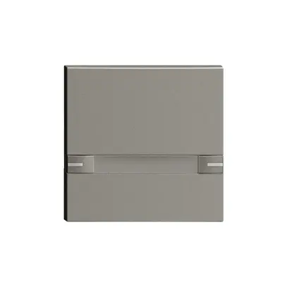 Taste 1/1 KNX/UNI-Taster mit LED & Pap.einl. EDIZIOdue Bedienung 2×1 dunkelgrau 