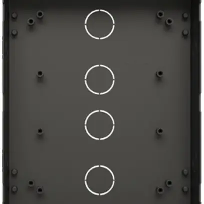 Boîte d'encastrement ABB-Welcome, taille 2/3 (6 modules), noir 