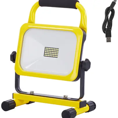 Proiettore LED a accu WORKLIGHT 20W accu 3.7V 6600mAh 2000lm 6500K 