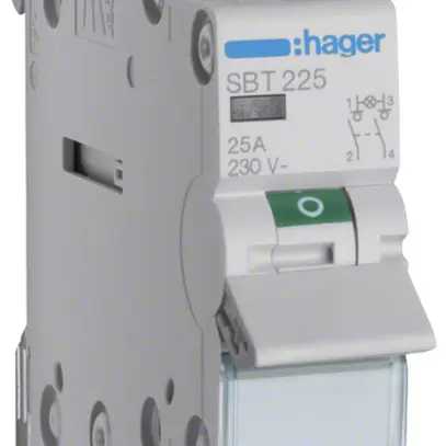 REG-Ausschalter Hager SBT 25A 230V 2 Schliesser 0 Öffner 1 Wechsler 