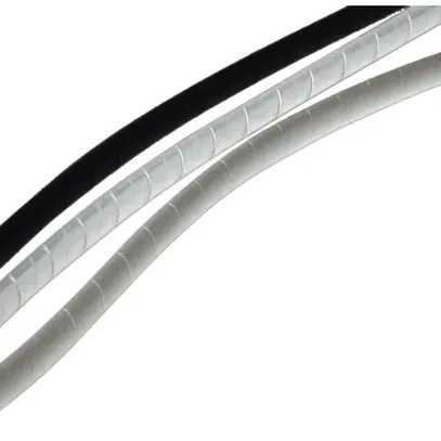Gaine spiralée 6mm pour câble 5…20mm noir 