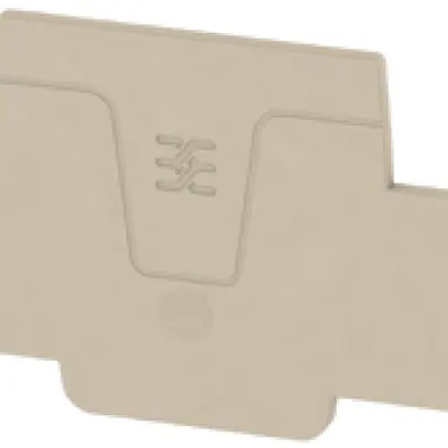 Piastra terminale Weidmüller serie A AEP 2T 2.5 88.25×2.1mm, beige 