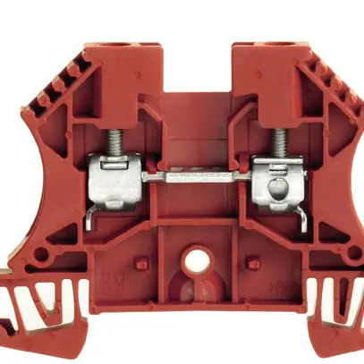 Morsetto di passaggio Weidmüller WDU connessione a vite 4mm² TS35 rosso 