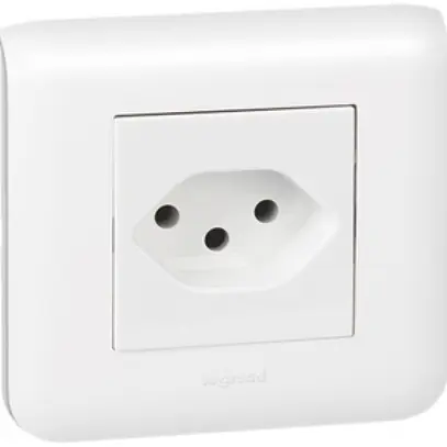 Prise ENC Euroline Mosaic type 13 Best-Price-Pack 10 pour 8, blanc 