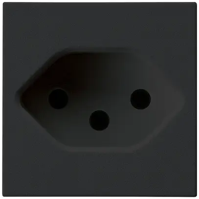 Placca frontale Hager tipo 13 45×45 nero 
