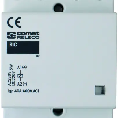 Contattore AMD ComatReleco RIC, 230VAC/DC, 4R 40A AC-1 